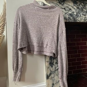 Free People long sleeve crop top.